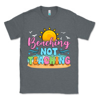 Charcoal Heather beaching not teaching Classic Tee - JahusDesignShop