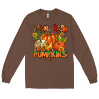 Chestnut farm fresh pupkins Long Sleeve Tee - AdoDesignShop