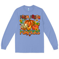Colony Blue farm fresh pupkins Long Sleeve Tee - AdoDesignShop