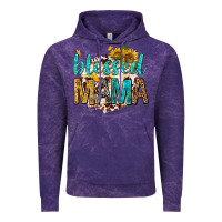 Cloud Purple blessed mama with sunflowers Vintage Hoodie - texasbilliewilder