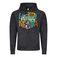 Vintage Black blessed mama with sunflowers Vintage Hoodie - texasbilliewilder