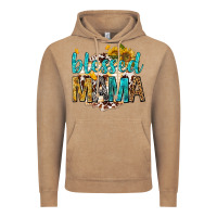 Vintage Coffee blessed mama with sunflowers Vintage Hoodie - texasbilliewilder