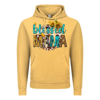 Vintage Mustard blessed mama with sunflowers Vintage Hoodie - texasbilliewilder