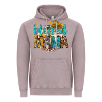 Vintage Zinc blessed mama with sunflowers Vintage Hoodie - texasbilliewilder