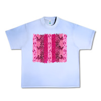 Grape Ice Breast Cancer Brushstrokes Urban Heavy Tee - texasbilliewilder