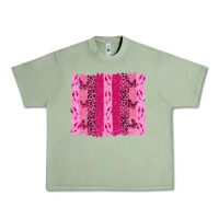 Oil Green Breast Cancer Brushstrokes Urban Heavy Tee - texasbilliewilder
