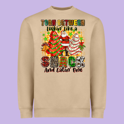 Heavyweight Sweatshirt torn between looki like a snack and eatin one