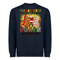 Navy torn between looki like a snack and eatin one Heavyweight Sweatshirt - Zillion Design Studio
