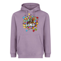 Lavender be kind Heavyweight Hoodie - MaliasSmallBusiness