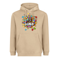 Mushroom be kind Heavyweight Hoodie - MaliasSmallBusiness