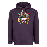 Plum be kind Heavyweight Hoodie - MaliasSmallBusiness