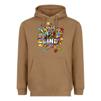Toasted Coconut be kind Heavyweight Hoodie - MaliasSmallBusiness