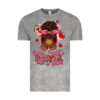 Cloud Rock cupid's favorite postal worker afro messy bun Vintage Tee - texasbilliewilder