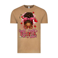 Vintage Camel cupid's favorite postal worker afro messy bun Vintage Tee - texasbilliewilder