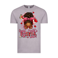 Vintage Zinc cupid's favorite postal worker afro messy bun Vintage Tee - texasbilliewilder