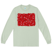 Matcha bandana background Long Sleeve Tee - AdoDesignShop