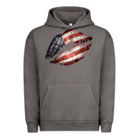 Pigment Tornado American Flag Lips Urban Hoodie - Bettercallsaul