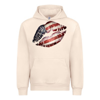 Sandshell American Flag Lips Urban Hoodie - Bettercallsaul