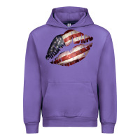 Tulip American Flag Lips Urban Hoodie - Bettercallsaul