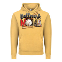 Vintage Mustard ballpark mama baseball Vintage Hoodie - Zillion Design Studio
