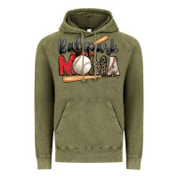 Vintage Olive ballpark mama baseball Vintage Hoodie - Zillion Design Studio