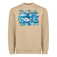Mushroom im snow cute Heavyweight Sweatshirt - Zillion Design Studio