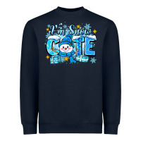 Navy im snow cute Heavyweight Sweatshirt - Zillion Design Studio