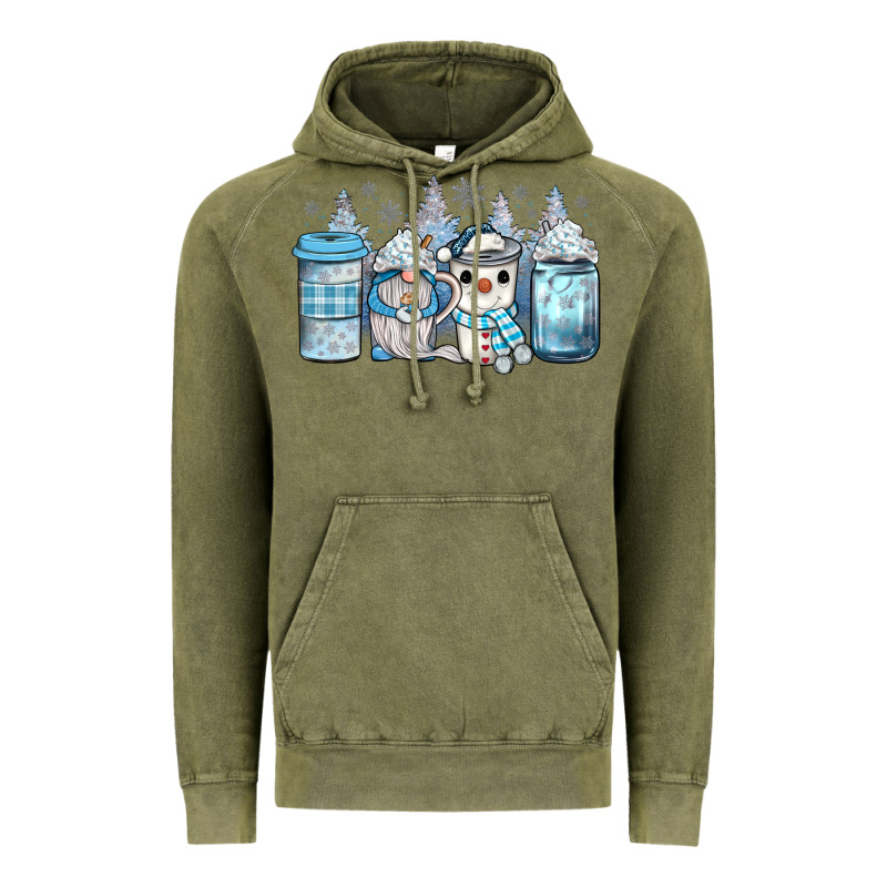 Winter Coffee Vintage Hoodie by JahusDesignShop | Teevron