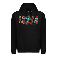 Black Western Mom With Cross Premium Hoodie - BundleAndBundleShop