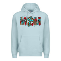 Blue Mist Western Mom With Cross Premium Hoodie - BundleAndBundleShop