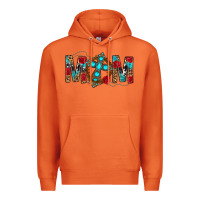 Carrot Western Mom With Cross Premium Hoodie - BundleAndBundleShop