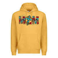 Mustard Western Mom With Cross Premium Hoodie - BundleAndBundleShop