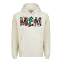 Oatmeal Heather Western Mom With Cross Premium Hoodie - BundleAndBundleShop