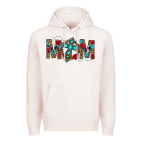 Pale Pink Western Mom With Cross Premium Hoodie - BundleAndBundleShop