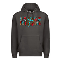 Smoke Western Mom With Cross Premium Hoodie - BundleAndBundleShop