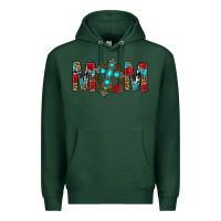 Sports Green Western Mom With Cross Premium Hoodie - BundleAndBundleShop