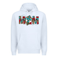 White Western Mom With Cross Premium Hoodie - BundleAndBundleShop
