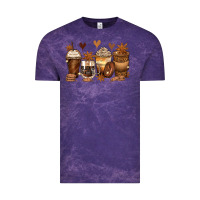 Cloud Purple melanin afro coffee cups Vintage Tee - Zillion Design Studio