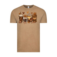 Melanin Afro Coffee Cups Vintage Tee | Teevron