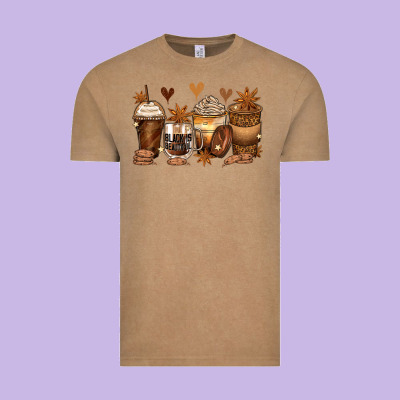 Melanin Afro Coffee Cups Vintage Tee Designed By Zillion Design Studio