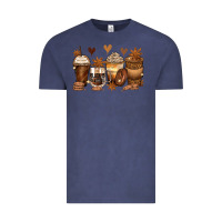 Vintage Denim melanin afro coffee cups Vintage Tee - Zillion Design Studio