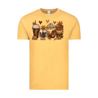 Vintage Mustard melanin afro coffee cups Vintage Tee - Zillion Design Studio