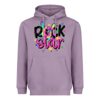 Lavender rock star Heavyweight Hoodie - MaliasSmallBusiness