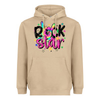Mushroom rock star Heavyweight Hoodie - MaliasSmallBusiness