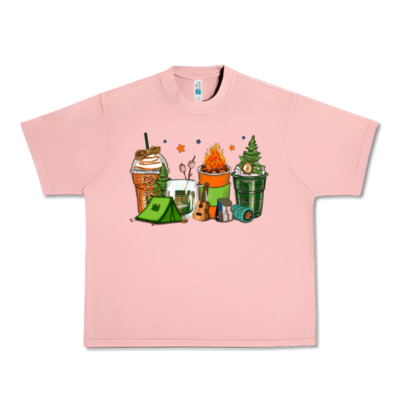 Camping Coffee Cups Urban Heavy Tee by Zillion Design Studio | Teevron