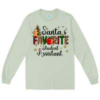 Matcha santa's favorite student assistant Long Sleeve Tee - AdoDesignShop