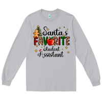 Moon Dust santa's favorite student assistant Long Sleeve Tee - AdoDesignShop