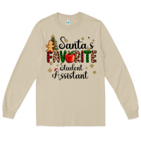 Mushroom santa's favorite student assistant Long Sleeve Tee - AdoDesignShop