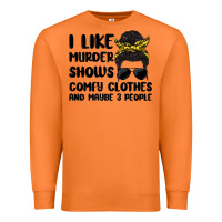 Carrot i like murder shows comfy clothes and maybe 3 peop Premium Sweatshirt - MaliasSmallBusiness