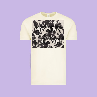 Black And White Cowhide Tumbler Vintage Tee Designed By Barkaloodesign